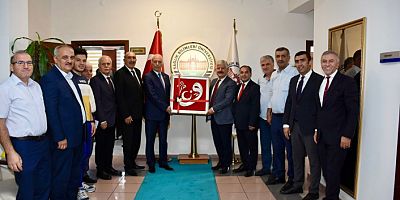 GÜBDER’den Rektör Kemalettin Aydın’a tebrik ziyareti