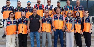 GÜDAK sporcuları 6 günlük eğitimle AFAD gönüllüsü oldu