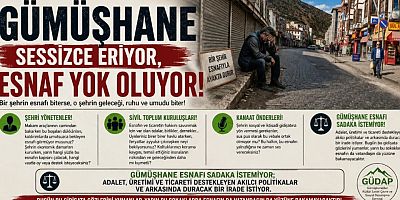 GÜDAP’tan Gümüşhane Esnafı İçin Dikkat Çeken Açıklama