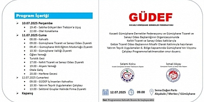 GÜDEF İş İnsanları Platformu Gümüşhane’de toplanacak