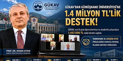 GÜKAV’dan Gümüşhane Üniversitesi’ne 1.4 Milyon TL’lik Destek