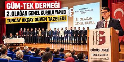 GÜM-TEK DERNEĞİ 2. OLAĞAN GENEL KURULUNU KÂĞITHANE’DE GERÇEKLEŞTİRDİ. 
