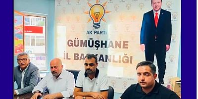 Gümüşhane AK Parti’den 24. Yıl Basın Açıklaması