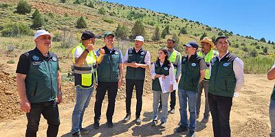 GÜMÜŞHANE AŞUT GÖLETİ İNŞAATINDA ÇALIŞMALAR DEVAM EDİYOR