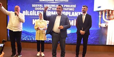Gümüşhane Belediyesi’nden 100 Aileye Ücretsiz Doğalgaz Tesisatı
