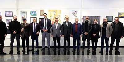 Gümüşhane’de ’04.17’ Karma Sergisi’nin bütün geliri depremzedelere aktarılacak