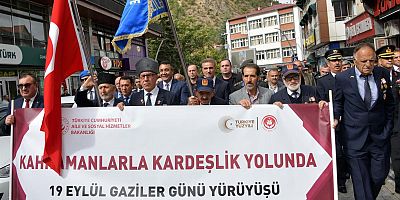 Gümüşhane’de 19 Eylül Gaziler Günü Kutlandı