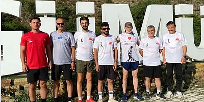 Gümüşhane’de 30 Ağustos Zafer Bayramı’na Özel 30.08 Kilometrelik Tarihi Koşu Düzenlendi