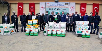Gümüşhane’de  46 Ton Yem Bitkisi Tohumu Dağıtıldı