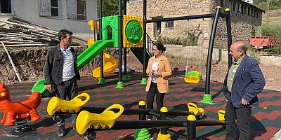 Gümüşhane’de 5 köye yeni çocuk oyun parkı yapıldı