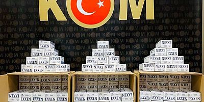 Gümüşhane’de 60 bin kaçak makaron ele geçirildi