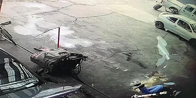 Gümüşhane’de 7 metrelik çatıdan düşen reklamcı ağır yaralandı