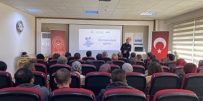 GÜMÜŞHANE’DE AFET FARKINDALIK EĞİTİMİ GERÇEKLEŞTİRİLDİ