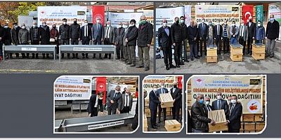 Gümüşhane'de  Arıcılara  kovan, Meralara Sıvat Desteği