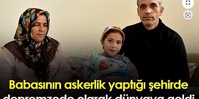 Gümüşhane'de Babasının Askerlik Yaptığı Şehirde Depremzede Olarak Dünyaya geldi