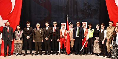 GÜMÜŞHANE'DE ÇANAKKALE ZAFERİ'NİN 110. YILINDA KAHRAMANLARIMIZI ANDIK