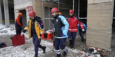 Gümüşhane’de deprem tatbikatı gerçekleştirildi