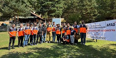 Gümüşhane’de Destek AFAD Gönüllüleri Kent Ormanında Buluştu