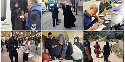 Gümüşhane’de Dilencilere Karşı Denetimler Artırıldı