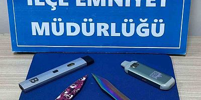 Gümüşhane’de elektronik sigara içinde likit esrar ele geçirildi