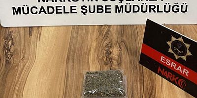 Gümüşhane’de esrar ele geçirildi