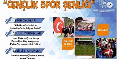 Gümüşhane'de Gençlik Spor Şenlikleri Başlıyor