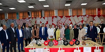 GÜMÜŞHANE'DE HAYAT BOYU ÖĞRENME YIL SONU SERGİSİ AÇILDI