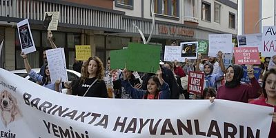 Gümüşhane’de Hayvanları Koruma Günü’nde anlamlı yürüyüş