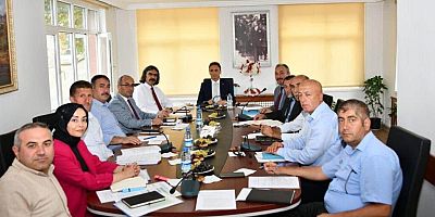 Gümüşhane’de İlçe Milli Eğitim Müdürleri Toplantısı Gerçekleştirildi