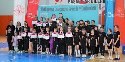 Gümüşhane’de ilk kez düzenlenen jimnastik turnuvasında madalya heyecanı