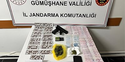 Gümüşhane’de Jandarma’dan uyuşturucu operasyonu