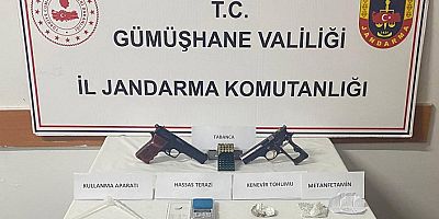 Gümüşhane’de Jandarma’dan uyuşturucu operasyonu