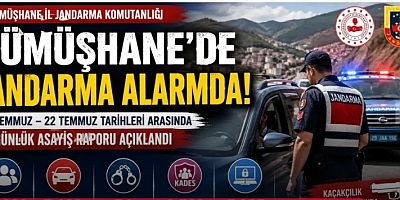 Gümüşhane’de Jandarmadan Kaçamadılar: Onlarca Aranan Şahıs Yakalandı!