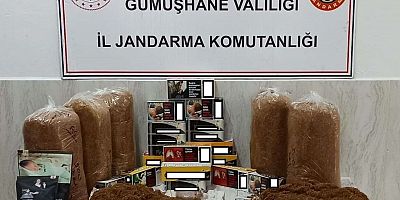 Gümüşhane'de Kaçak Sigara Operasyonu