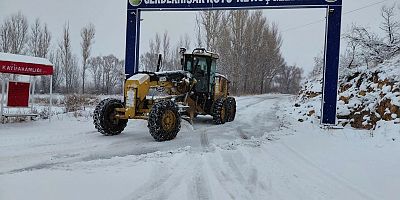 Gümüşhane'de karla mücadele çalışmaları