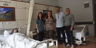 Gümüşhane'de karnından yaklaşık 4 kilogramlık tümör çıkarılan kadın sağlığına kavuştu