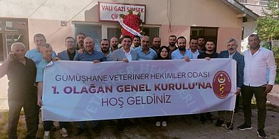 Gümüşhane’de ki Veteriner Hekimler Oda Çatısı Altında Birleşti