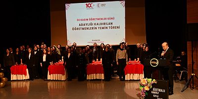 Gümüşhane'de Öğretmenler Günü kutlandı