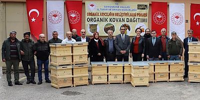Gümüşhane'de Organik Arıcılığa Kovan Desteği