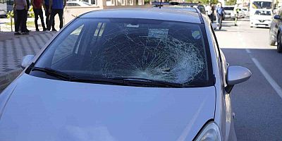 Gümüşhane’de otomobilin çarptığı yaya yaralandı