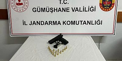 Gümüşhane’de Ruhsatsız Silah Operasyonu: Şüpheli Gözaltına Alındı