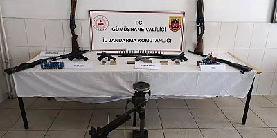 Gümüşhane’de Silah Operasyonu: 9 Şüpheliye Baskın, 623 Parça Suç Unsuru Ele Geçirildi