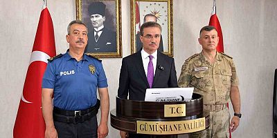 Gümüşhane’de Temmuz ayı asayiş verileri açıklandı