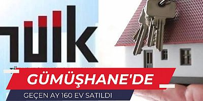 Gümüşhane'de Temmuz Ayı Boyunca 160 Konut Satıldı