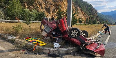 Gümüşhane'de Trafik Kazası: 1 Ölü, 9 Yaralı