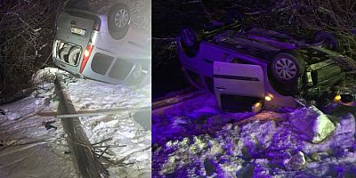 Gümüşhane’de trafik kazası: 4 yaralı