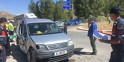 Gümüşhane’de trafik kazası: 8 yaralı  