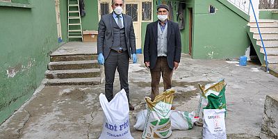 Gümüşhane’de üreticilere 160 ton yem bitkisi tohumu dağıtıldı