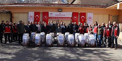 Gümüşhane’de üreticilere 65 adet süt sağım makinesi dağıtıldı