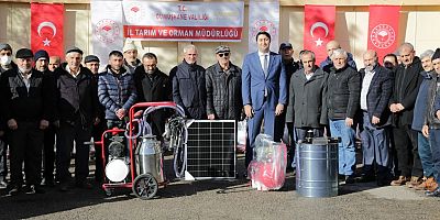 Gümüşhane'de Üreticilere Büyük Destek